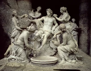 Apollon soigné par les nymphes, destiné à la grotte de Thétys, exécuté avec l